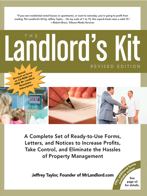Title details for The Landlord's Kit by Jeffrey Taylor - Available